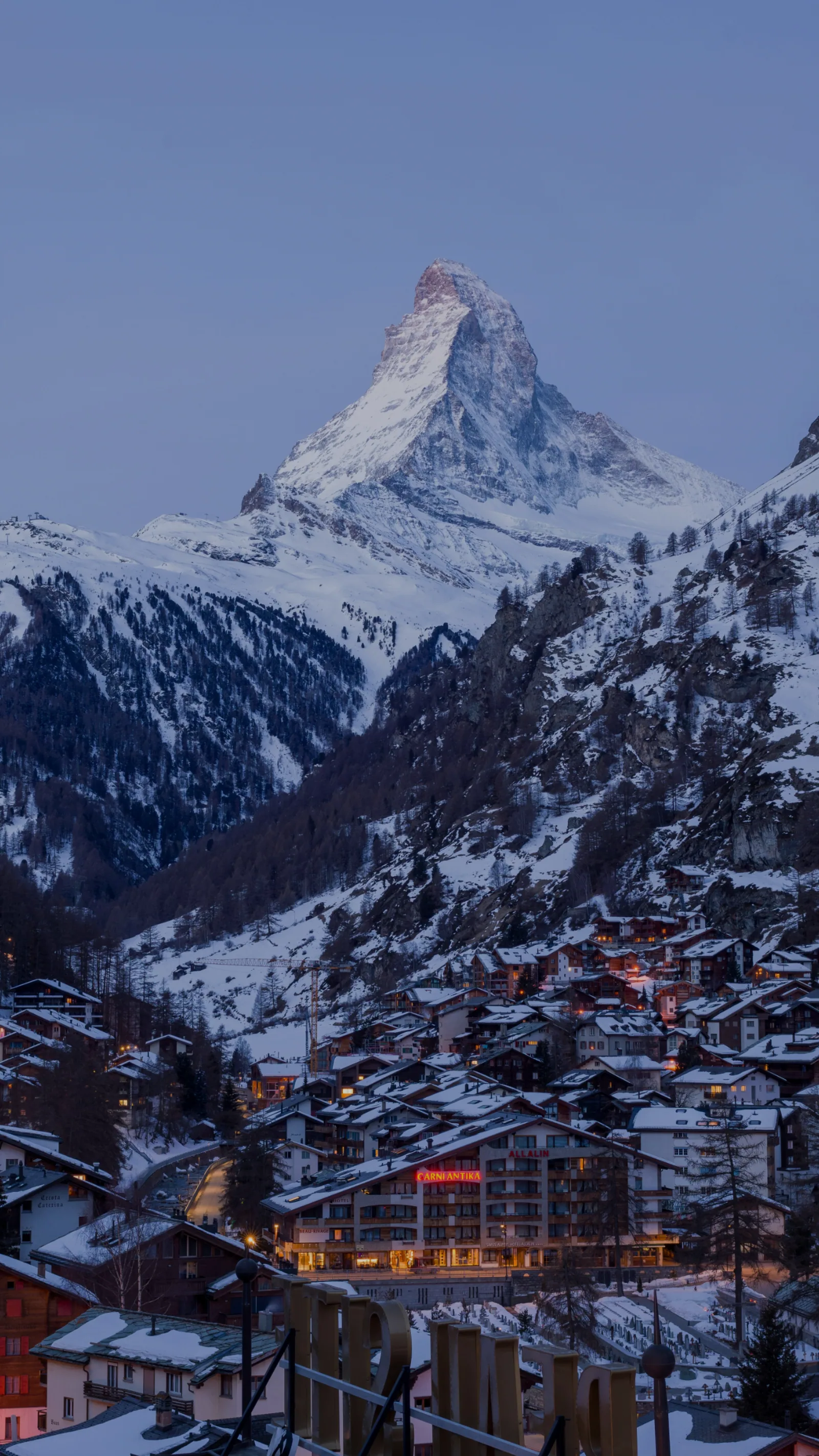 Skiing in Zermatt